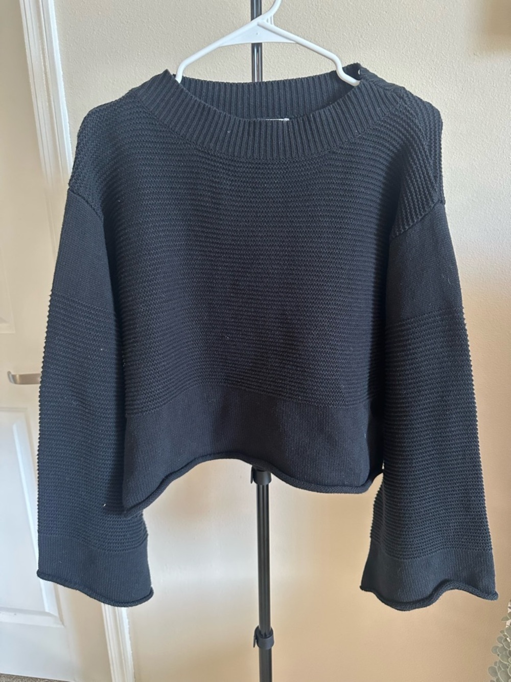 Princess Polly Black Cheyenne Sweater Cotton Blend - Picture 2 of 8